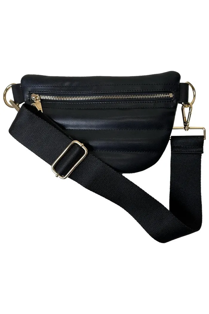 Stacy Small Quilted Faux Leather Sling Bag