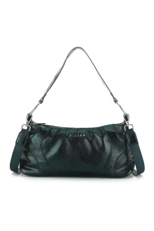 STELLA SHOULDER BAG - DARK GREEN