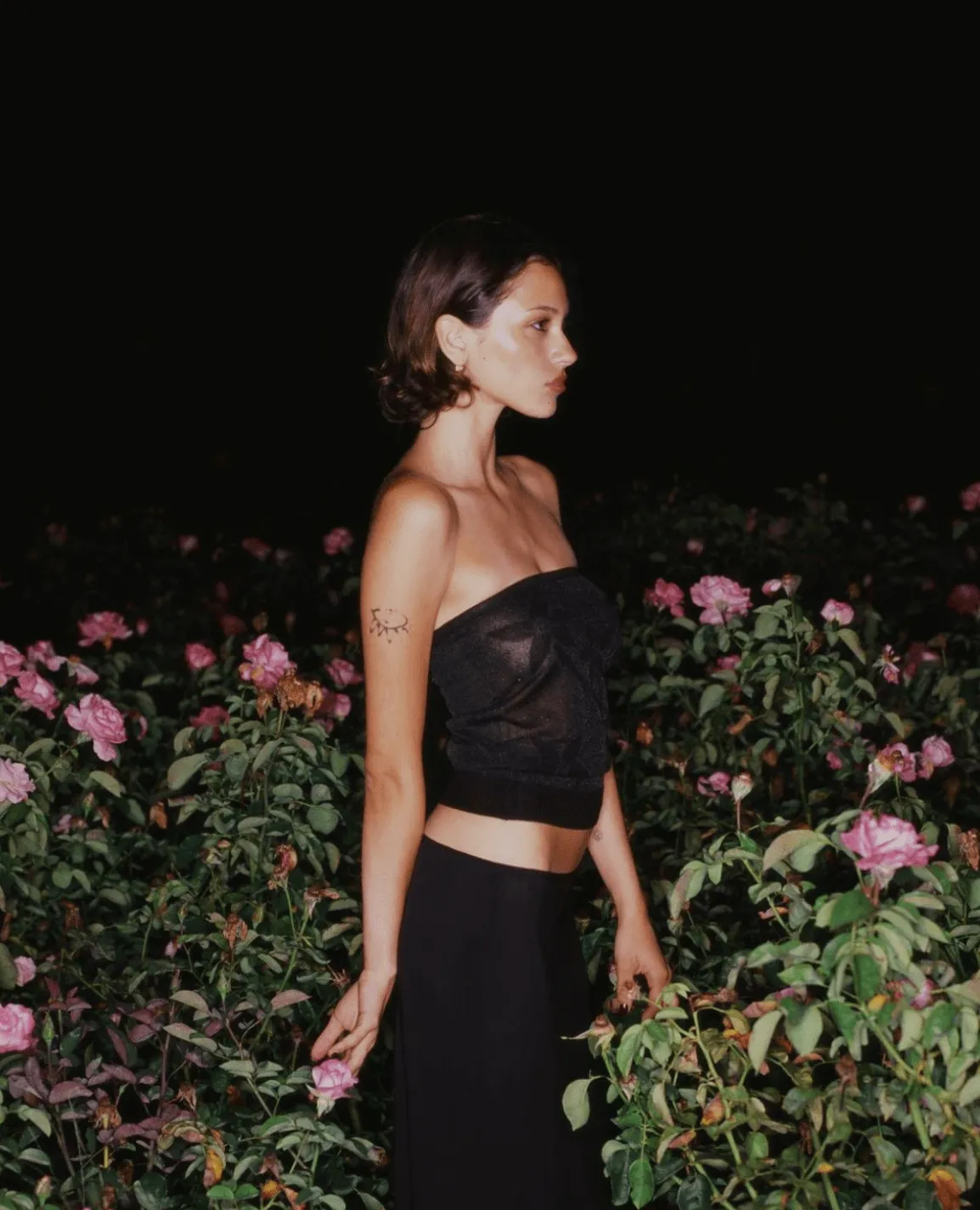 Tankair Studio - Plumeria Puff in Black
