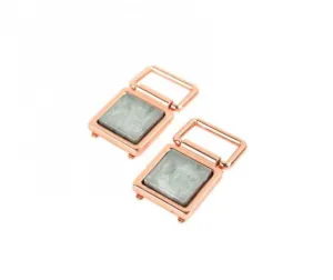 Textured Loop Strap Connectors Copper 4ct - STS172C