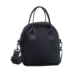 THE FOODIE TOTE WITH STRAP - BLACK