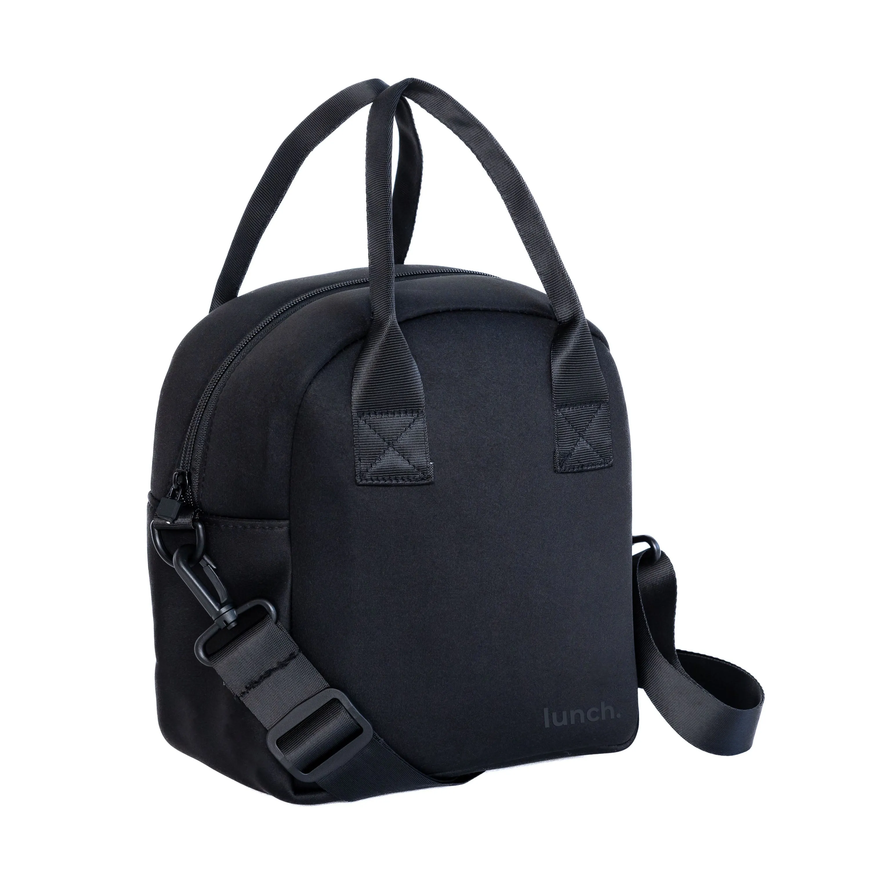 THE FOODIE TOTE WITH STRAP - BLACK