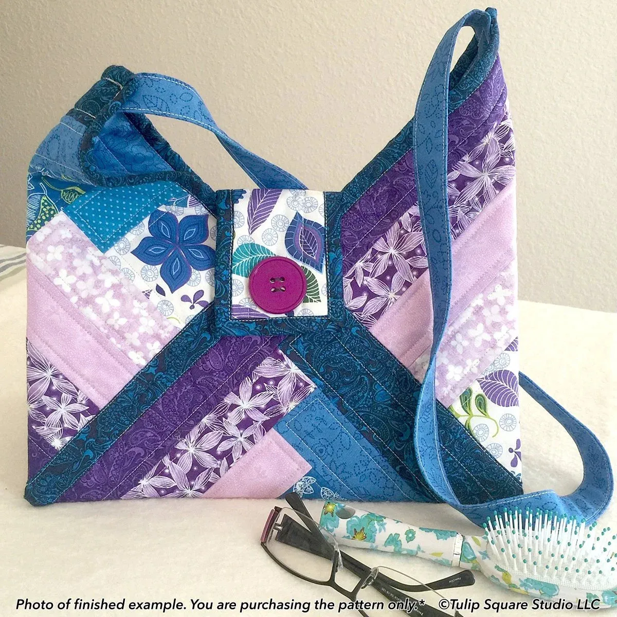 Three Block Bag Downloadable Pattern