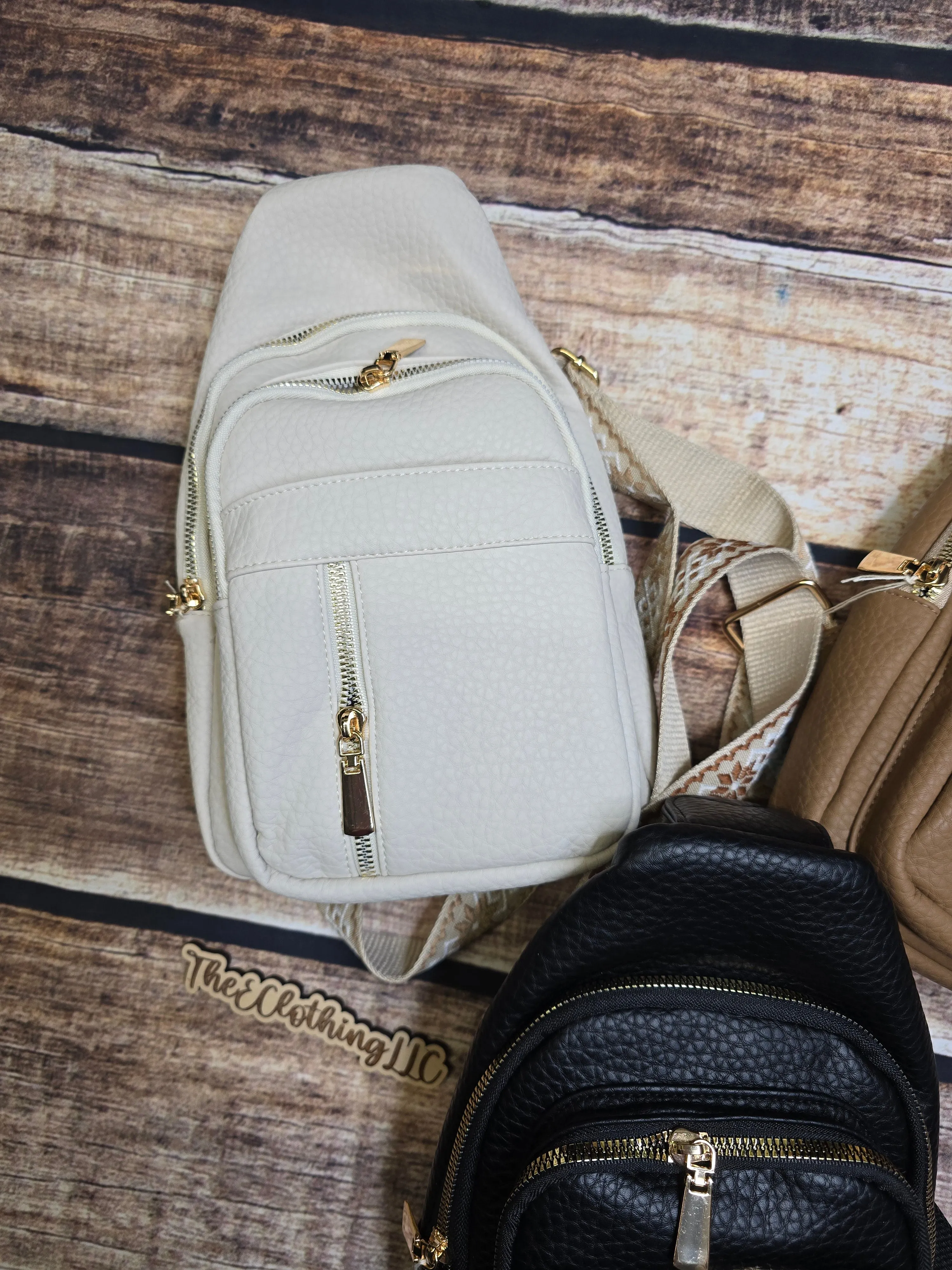 Vegan Leather Crossbody Sling