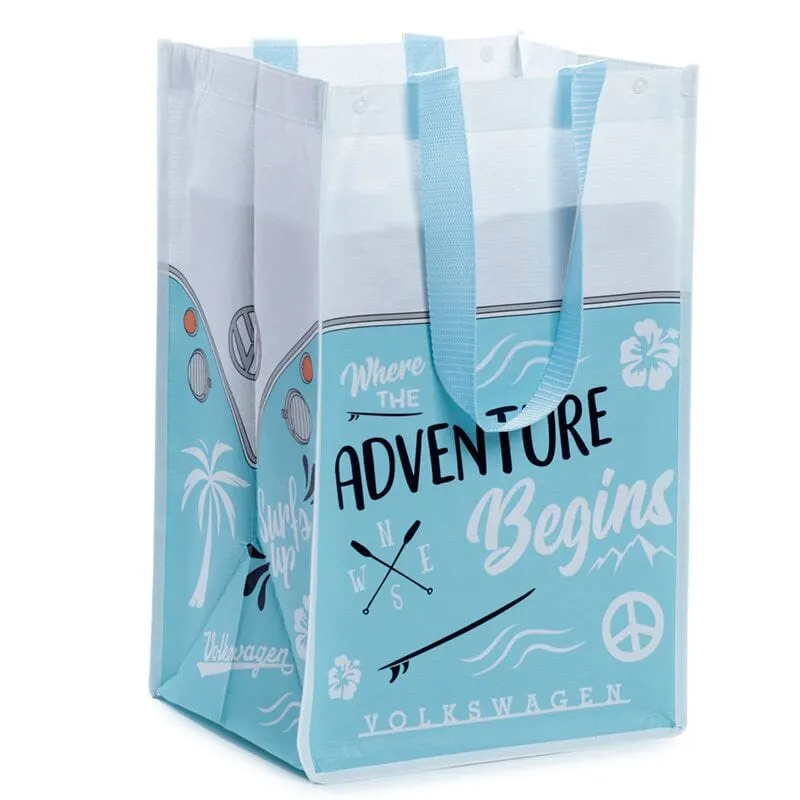 Volkswagen VW T1 Camper Recycling Bags - Set of 3 Surf Adventure & Summer Love Design