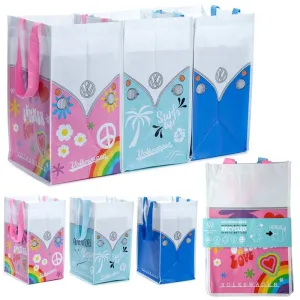 Volkswagen VW T1 Camper Recycling Bags - Set of 3 Surf Adventure & Summer Love Design