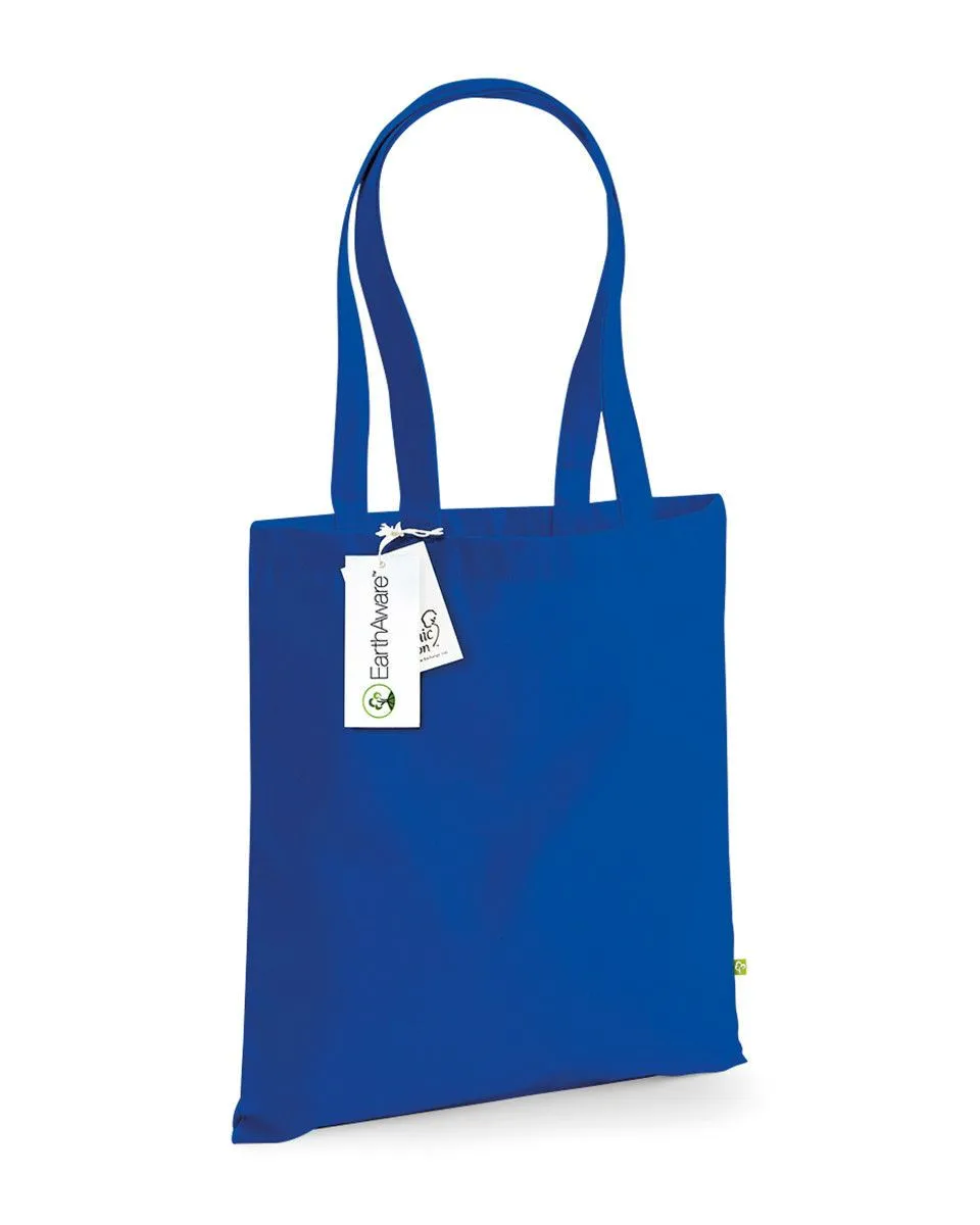 Westford Mill - W801 Earth Aware Tote - Organic Bag For Life - Choose Colour