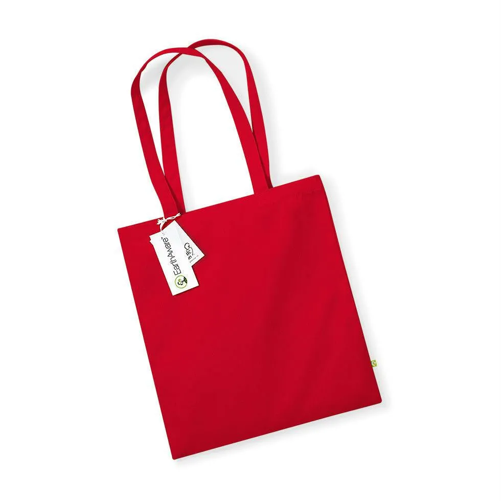Westford Mill - W801 Earth Aware Tote - Organic Bag For Life - Choose Colour