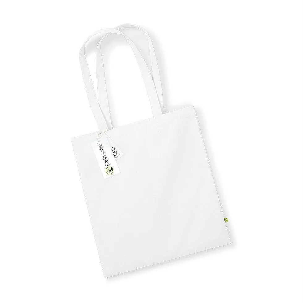 Westford Mill - W801 Earth Aware Tote - Organic Bag For Life - Choose Colour