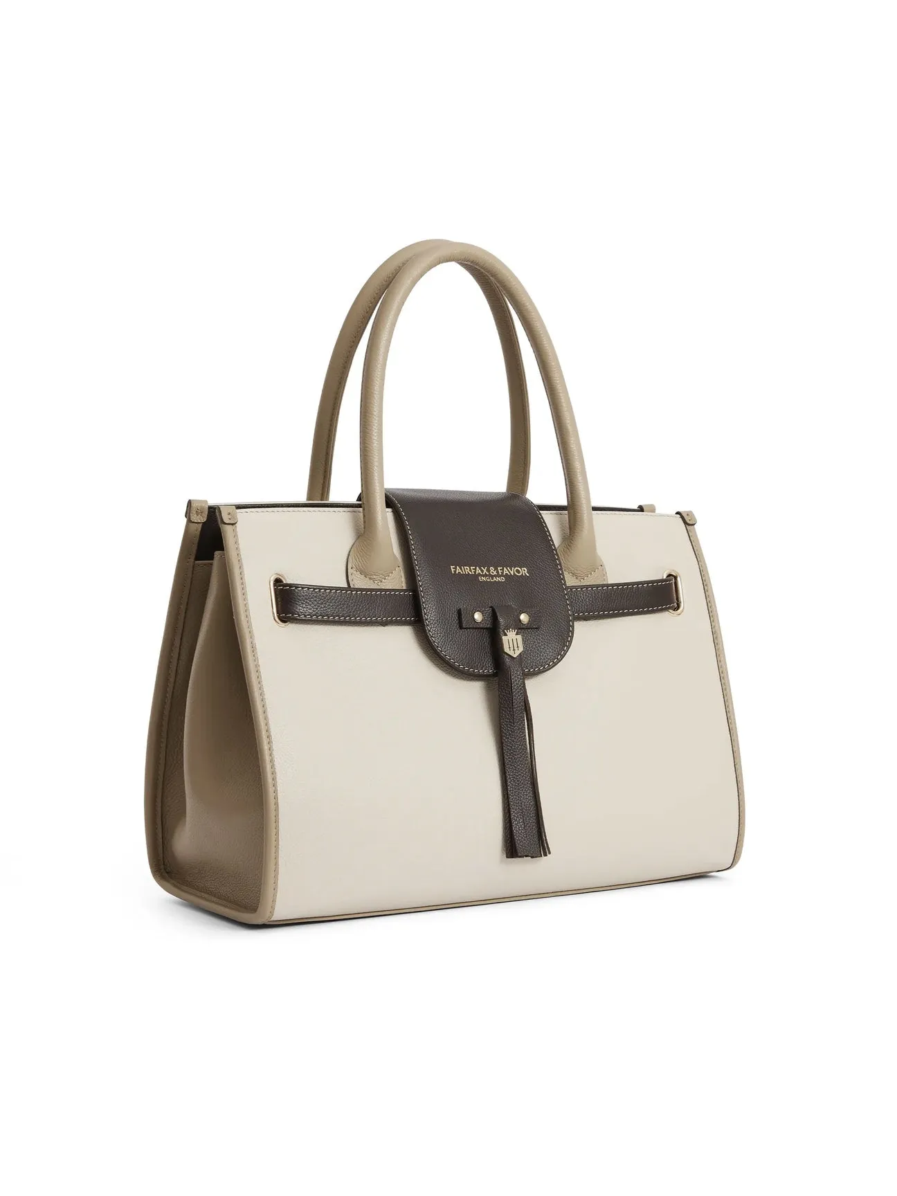 Windsor Neutral Tri Colour Handbag