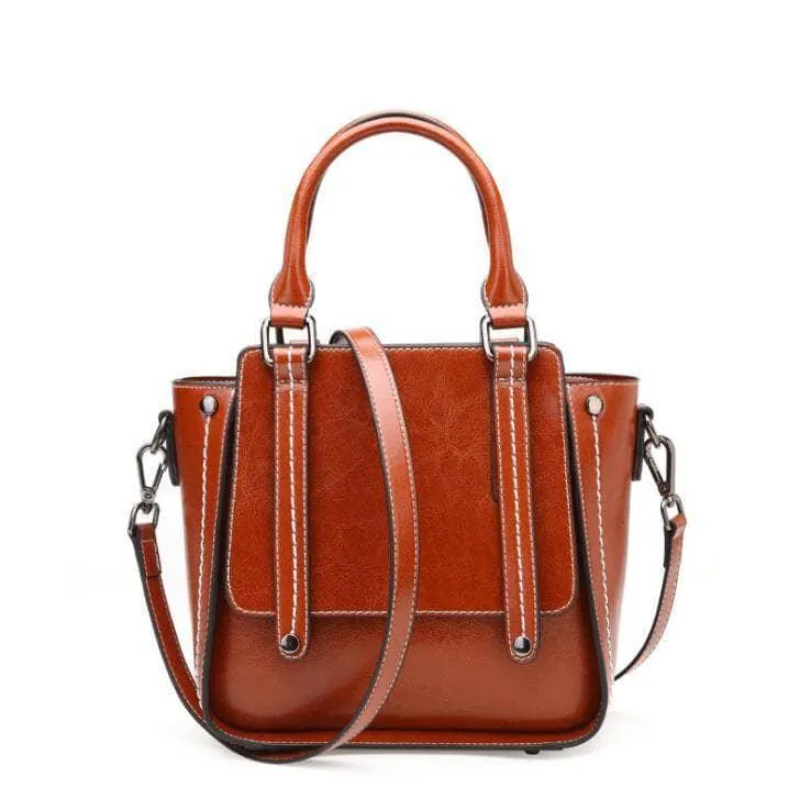 Women Totes Bag Patent Leather Look Messenger